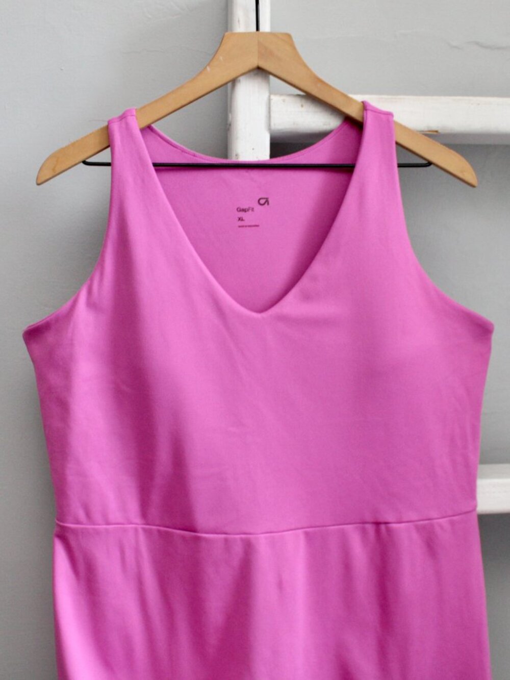 GapFit Women's Active Tank Athletic Skort Mini Dress in Pink Size XL - Picture 5 of 8